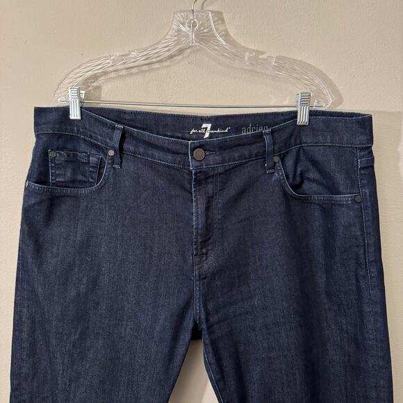 7 For All Mankind Men's Adrien‎ Dark Wash Straight Leg Jeans Size 40x26 Classic - Picture 3 of 14